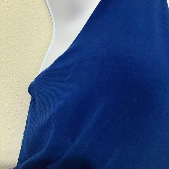 Vintage Y2K Blue McBling Bohemian Hippie Festival Beachy Lace Halter Top Small - Picture 6 of 11